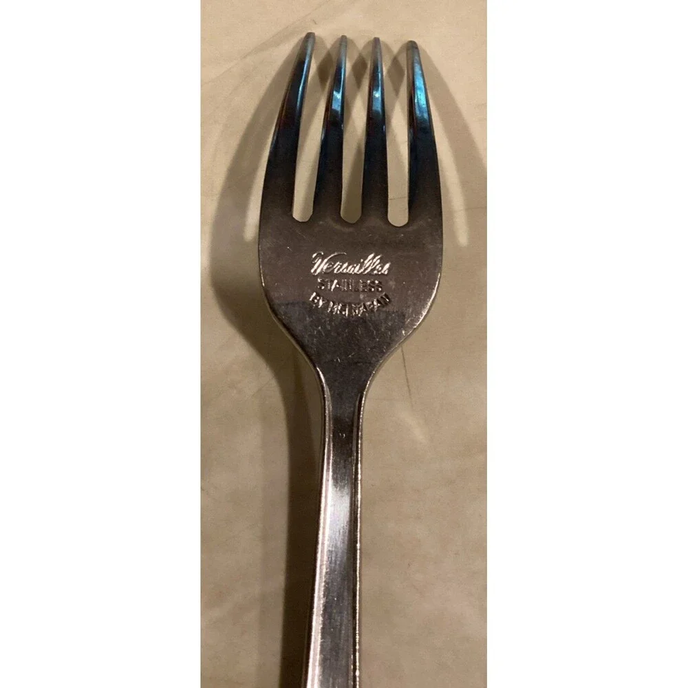 VTG Versailles by MSI Japan 1 Dinner Fork 7-3/8” Stainless Flatware Floral